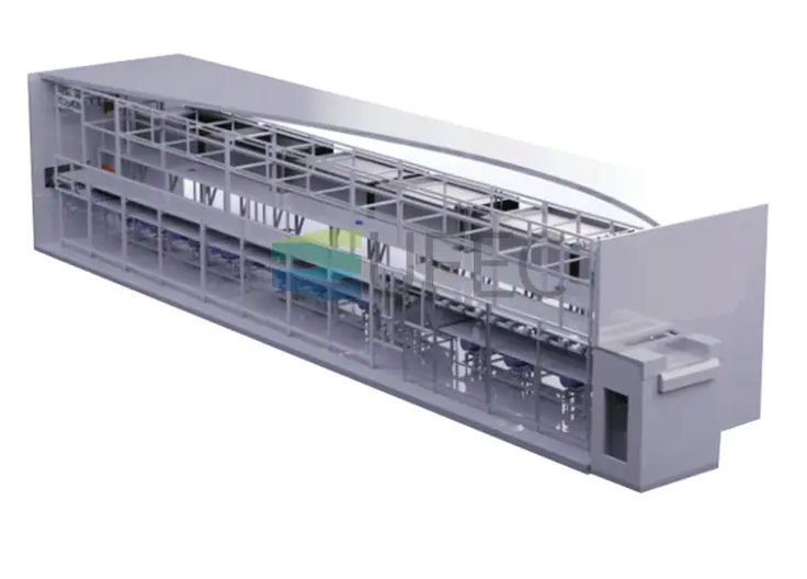Fluidized IQF Tunnel Freezer