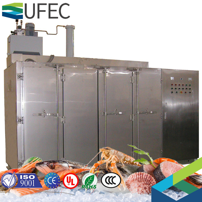 Marine Used Hydraulic Horizontal Contact Plate Freezer with Aluminum Refrigeration Plate for Fish Shrimp Seafood Freezing