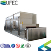 1000kg/h vegetables fruits tunnel fluidized instant quick freezer mesh belt tunnel iqf freezer