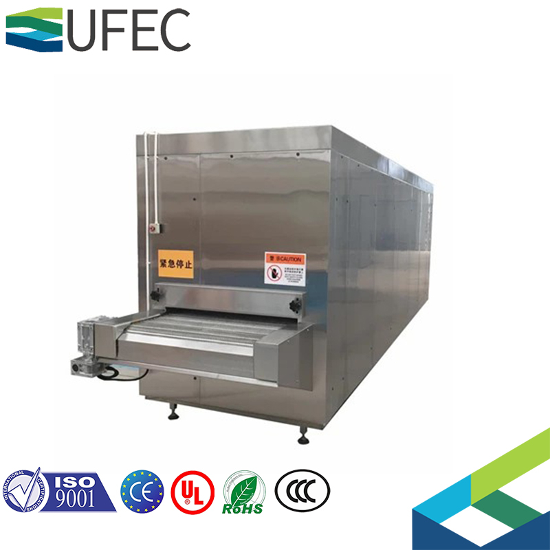 high quality 1000kg/hr iqf tunnel quick freezer tunnel iqf freezer blast quick freezing machine for durian