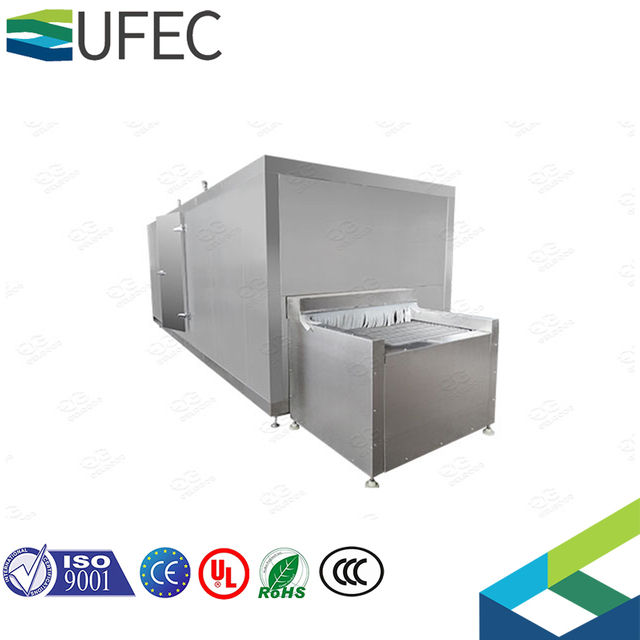 5T/h automatic iqf frozen vegetable fruit processing line tunnel freezer iqf instant industrial freezer