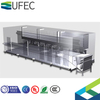 5 ton best seller seafood tunnel quick freezer /freezing machine impingement tunnel blast freezer