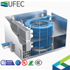 Double Spiral IQF Tunnel Quick Freezer for Vegetable/Seafood Processing Plant