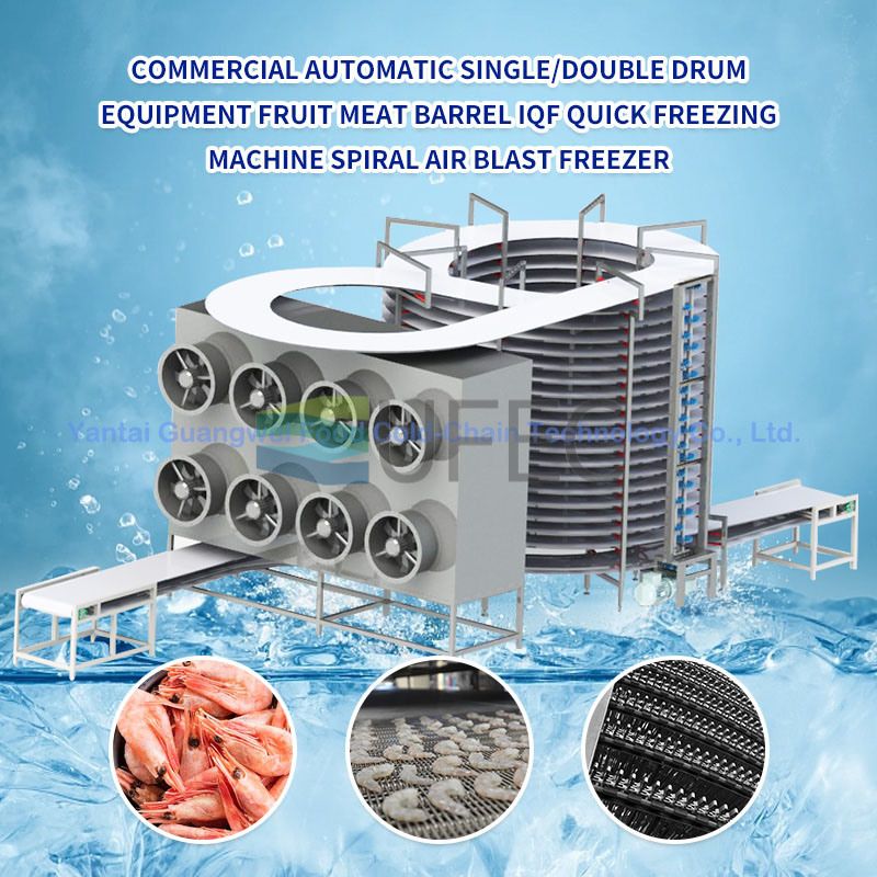 Industrial IQF Quick Freezing Vegetable Machine Freezer Price