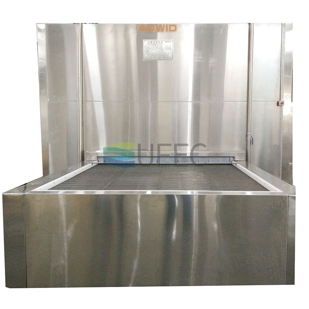 China Factory Vegetable Seafood Industrial Tunnel Freezer Quick Freezer