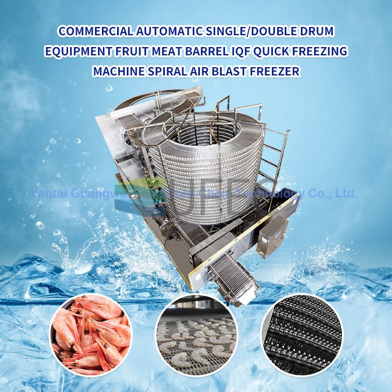 Industrial IQF Quick Freezing Vegetable Machine Freezer Price