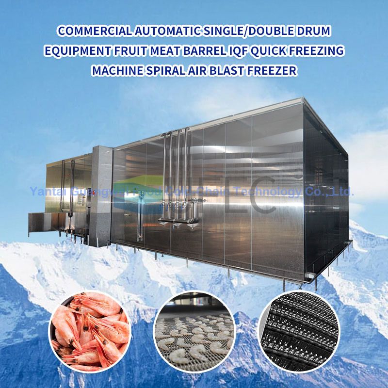 Industrial IQF Quick Freezing Vegetable Machine Freezer Price