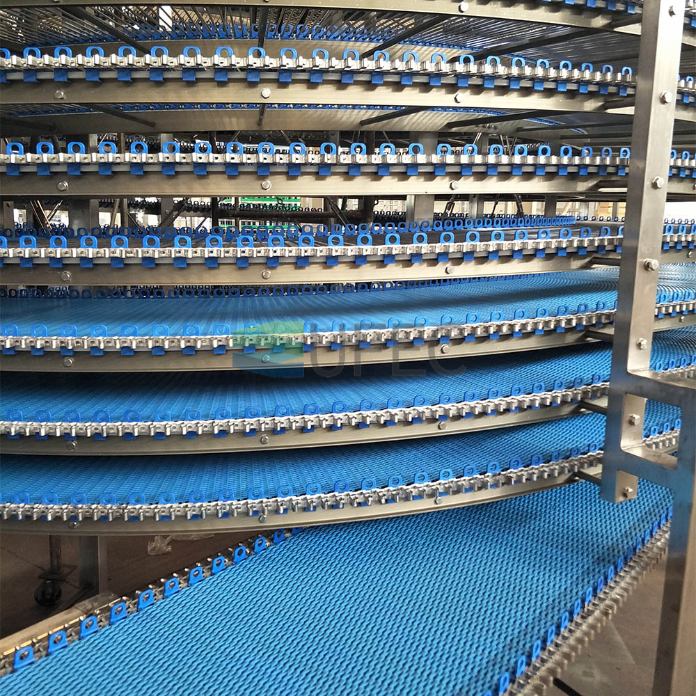 Industrial Spiral Cooling Tower for Bread Cake Donut