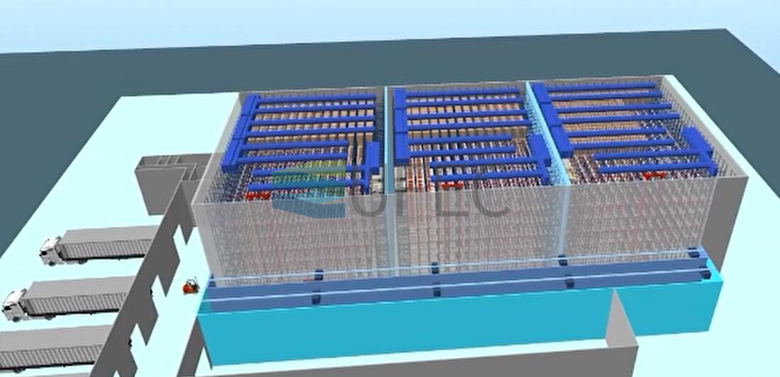Self Supporting Shelf Automated Storage And Retrieval System(AS/RS)
