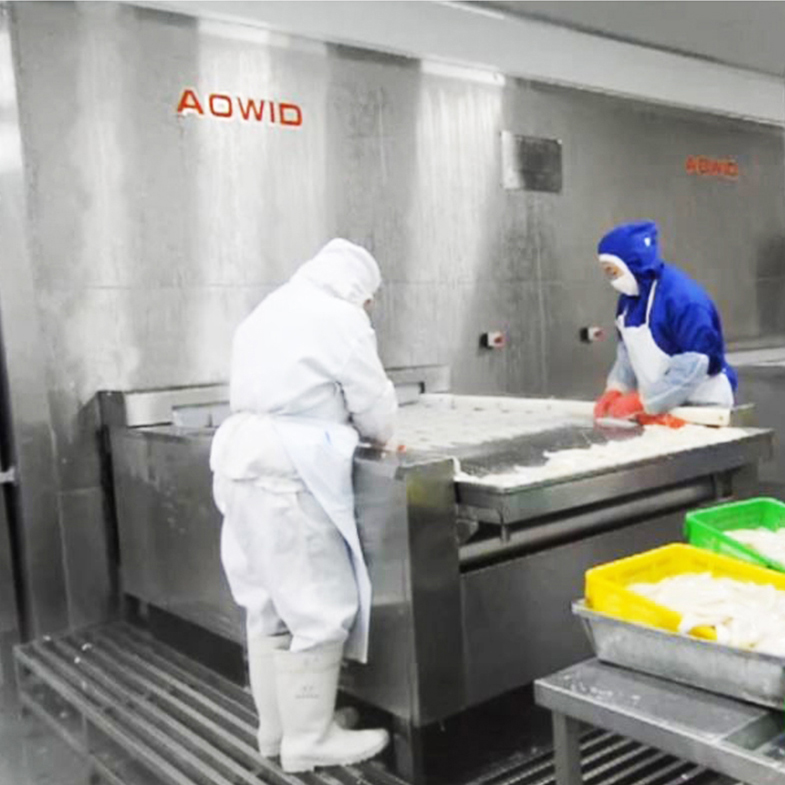 Plate Belt Impinging Individual Tunnel Quick Freezer