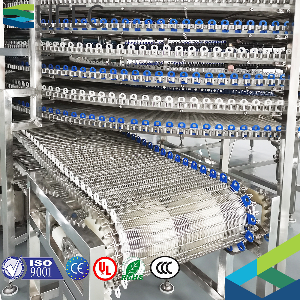 IQF Single Spiral Freezer for Vegetable/Meat/Seafood