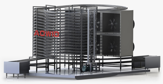 Professional Grade IQF Spiral Freezer for Efficient Seafood Processing