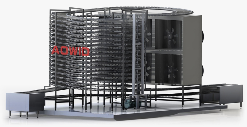 Professional Grade IQF Spiral Freezer for Efficient Seafood Processing