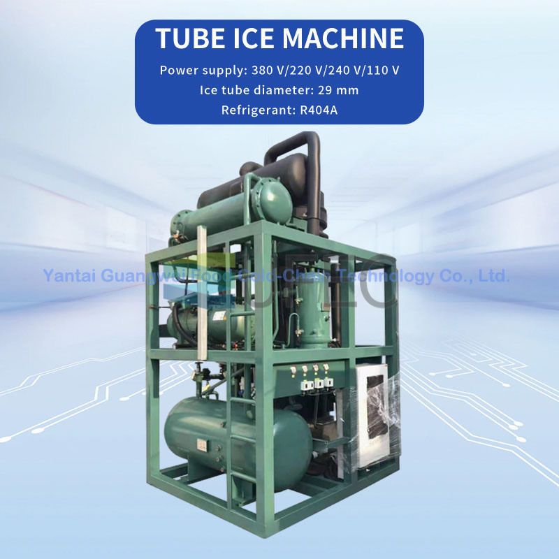 5t Low Price Air Cooling Tube Ice Making Maker Machine for Seafood Preservation