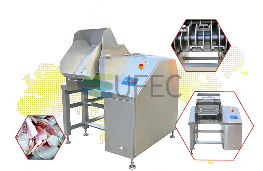 Industrial Large Pork Beef Chicken Slicer Frozen Meat Slicer Meat Slice Cutting Machine